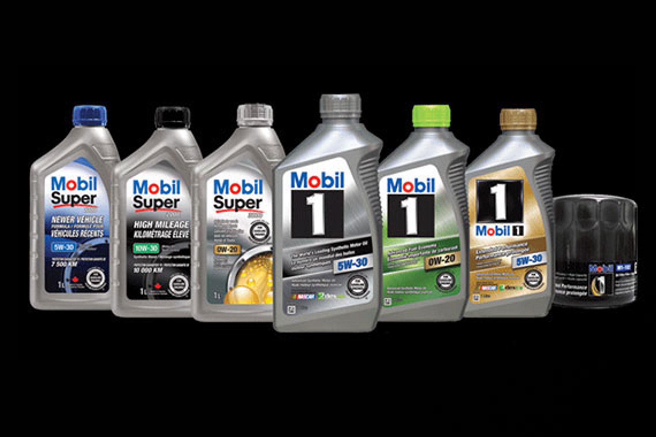 Mobil and Mobil 1 packaged engine oils