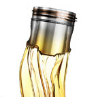 Industrial lubricant flowing over a machine component